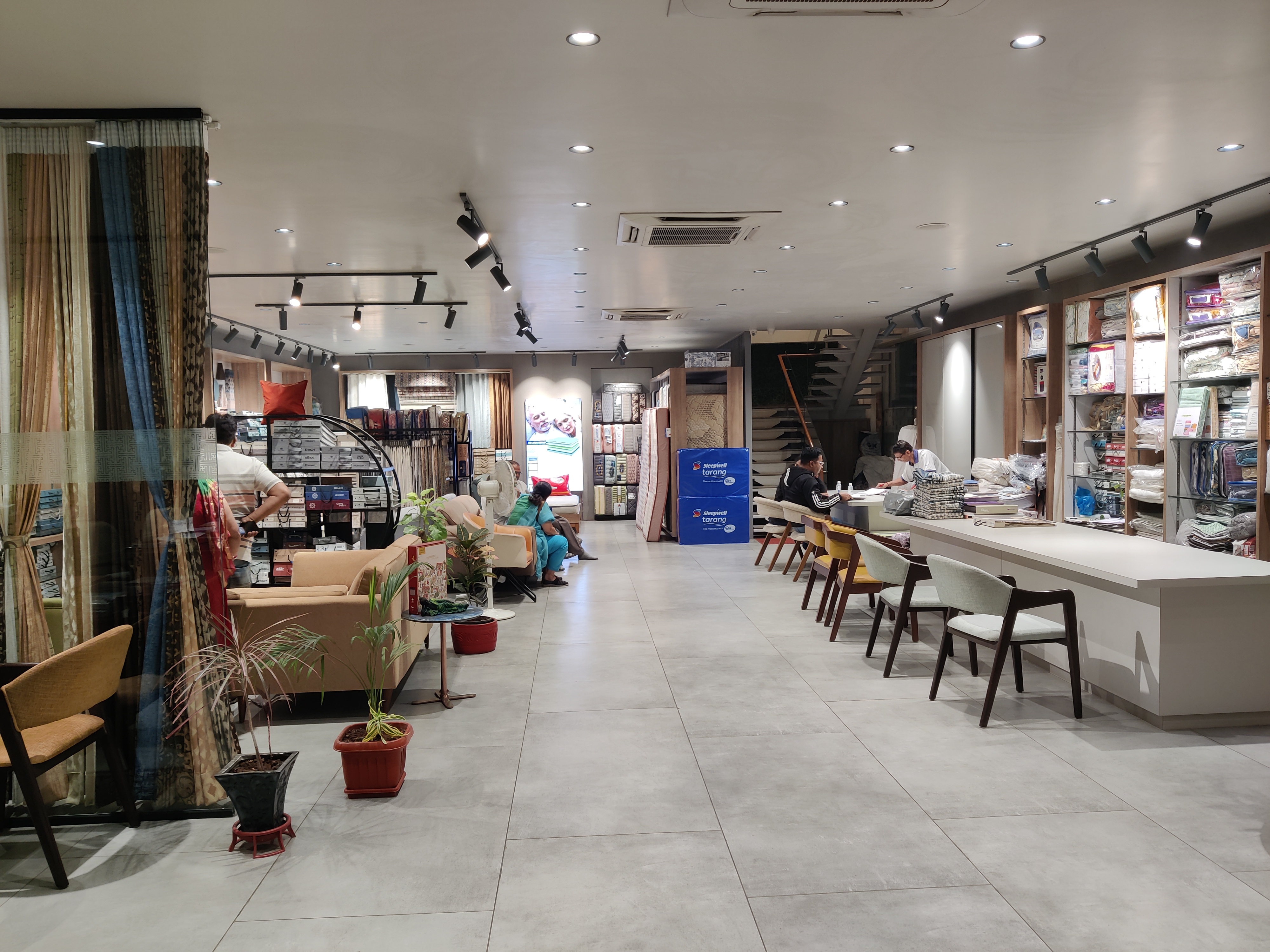 Showroom interior panoramic